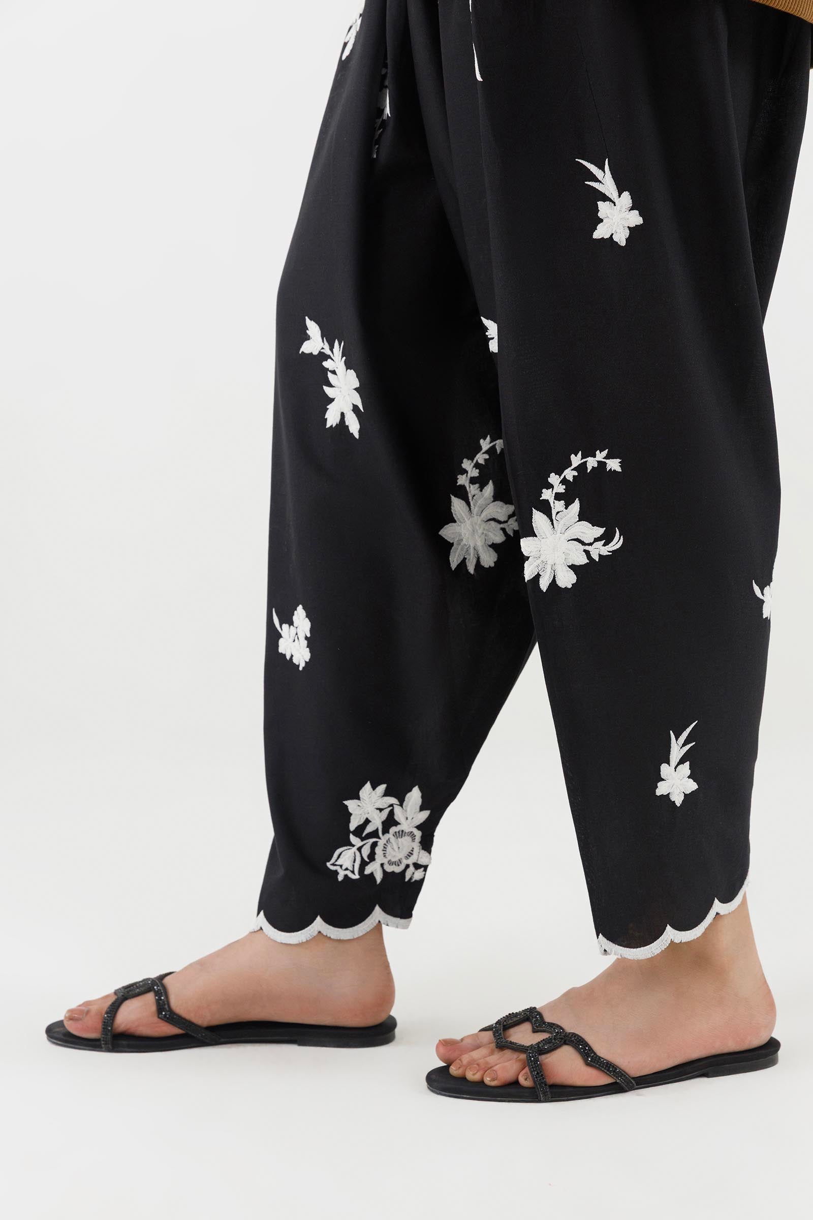 Stitched Embroidered Lawn Shalwar Main image