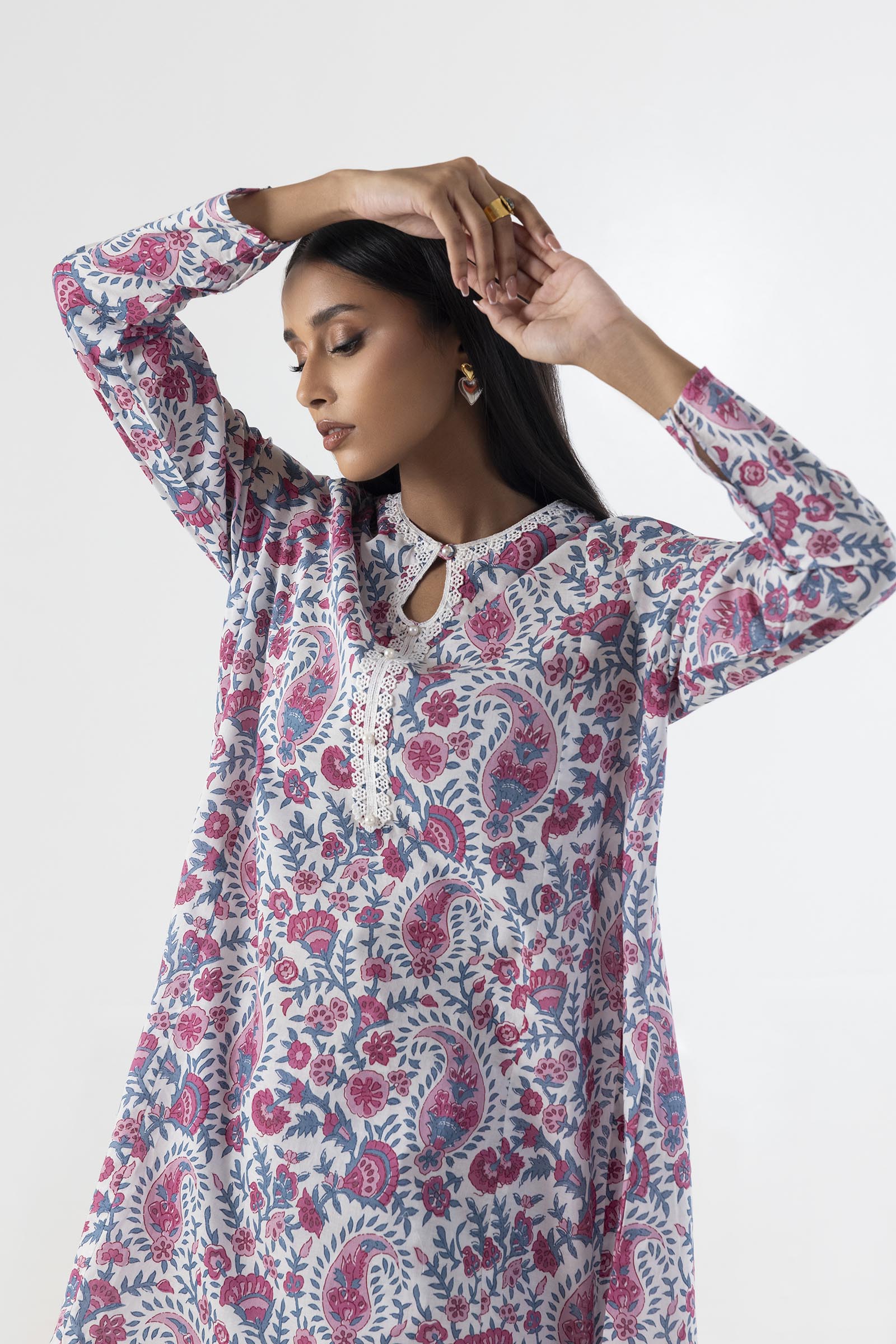 Stitched Basic Lawn Shirt + Shalwar Main image