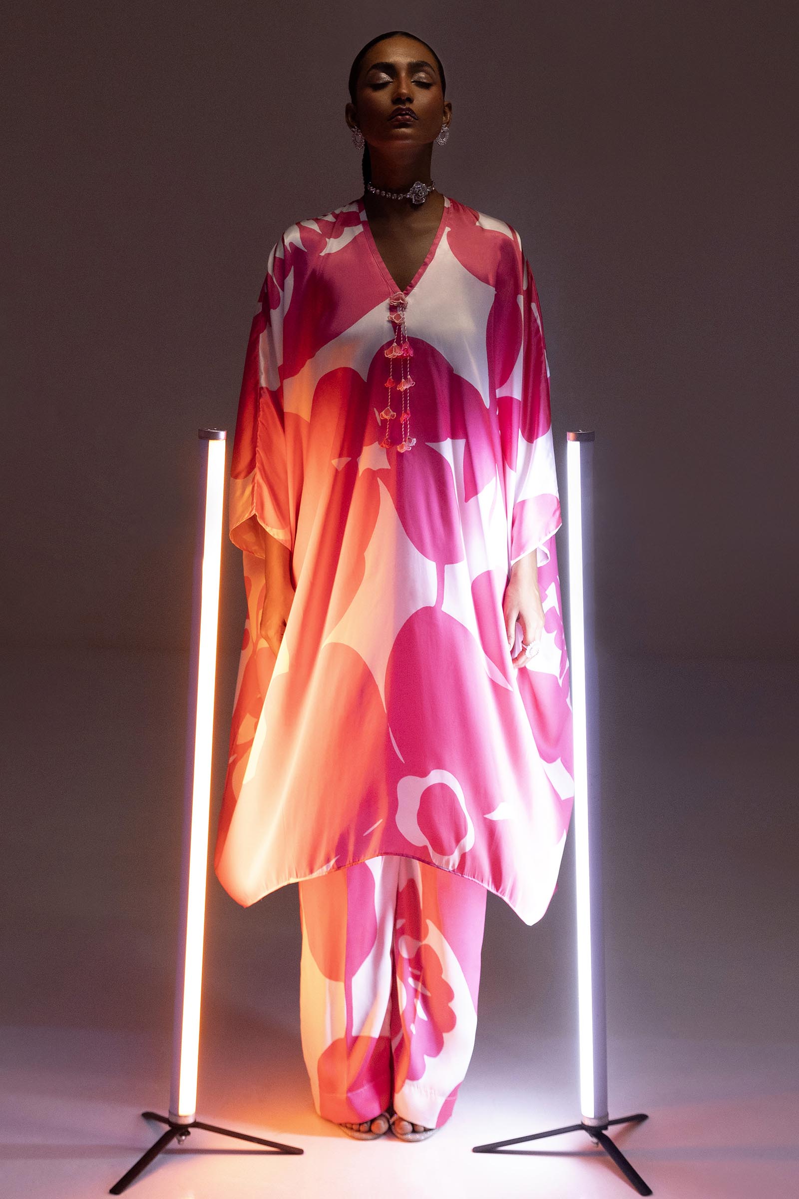 Stitched Baggy Printed Shirt + Culotte Main image