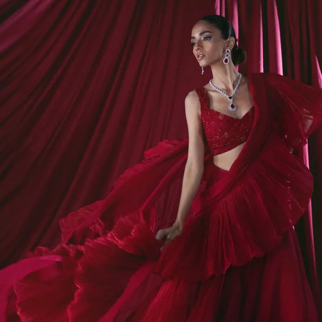 Scarlet Ruffles (P-284)