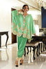 Stitched Embroidered Raw Silk Shirt+ Shalwar