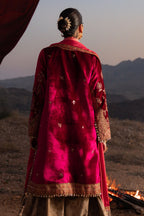 Unstitched 3 Piece Velvet Suit
