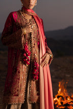 Unstitched 3 Piece Velvet Suit