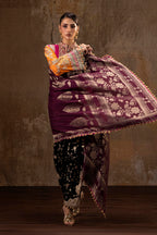Unstitched Printed 3 Piece Oat Silk Suit