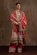 Unstitched Printed 3 Piece Velvet Suit