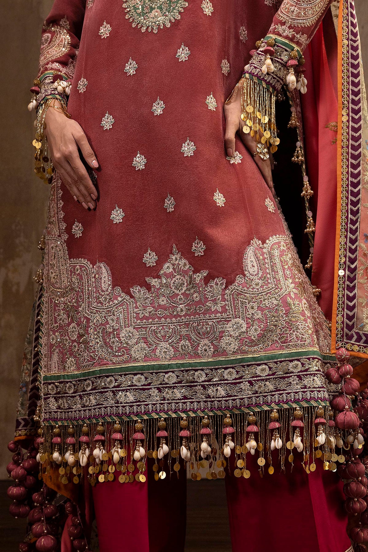 Unstitched Printed 3 Piece Velvet Suit