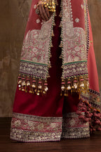Unstitched Printed 3 Piece Velvet Suit