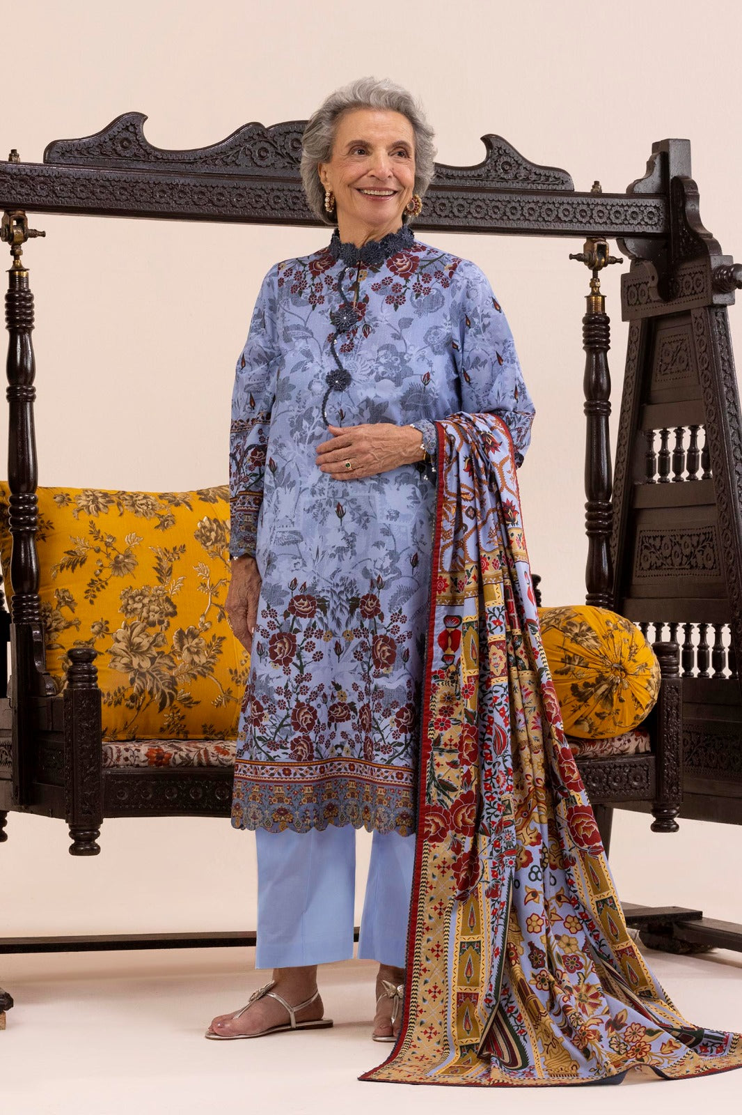 Sana Safinaz Unstitched 3 Piece Lawn Suit, view 1