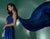 Ocean Blue Saree (P-274)