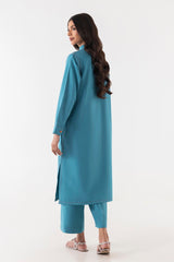 Stitched Jacquard Dyed Shirt + Culotte