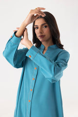Stitched Jacquard Dyed Shirt + Culotte