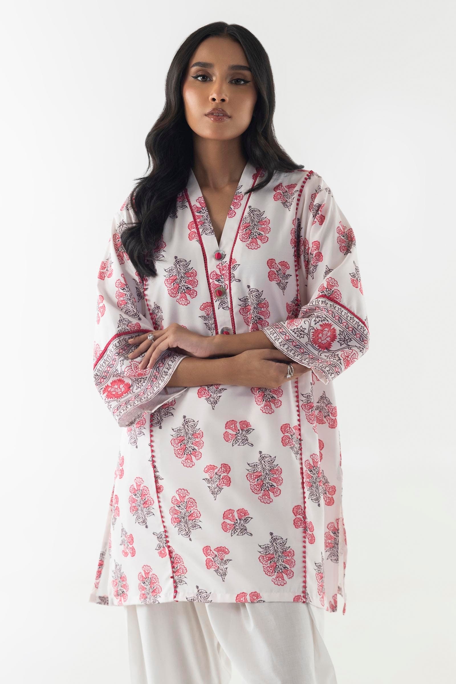 Stitched Basic Printed Shirt Secondary image