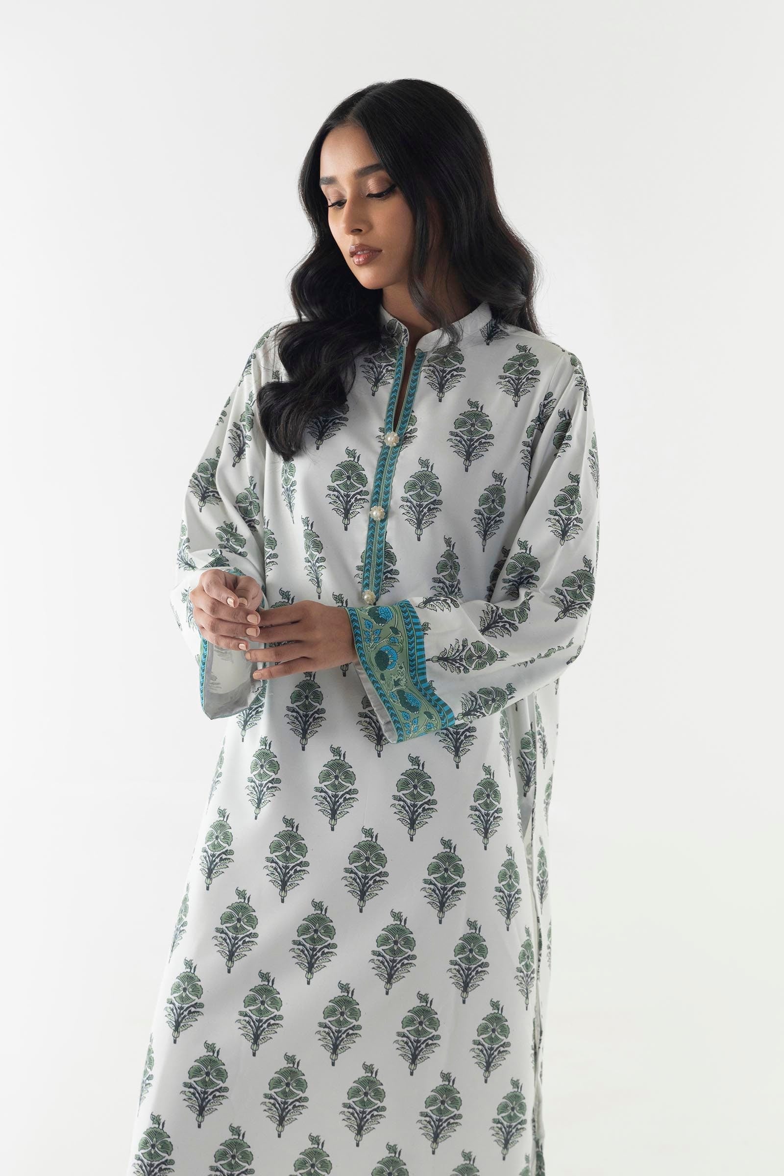 Stitched Basic Printed Shirt
