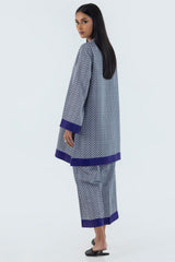 Stitched Basic Printed Shirt + Culotte