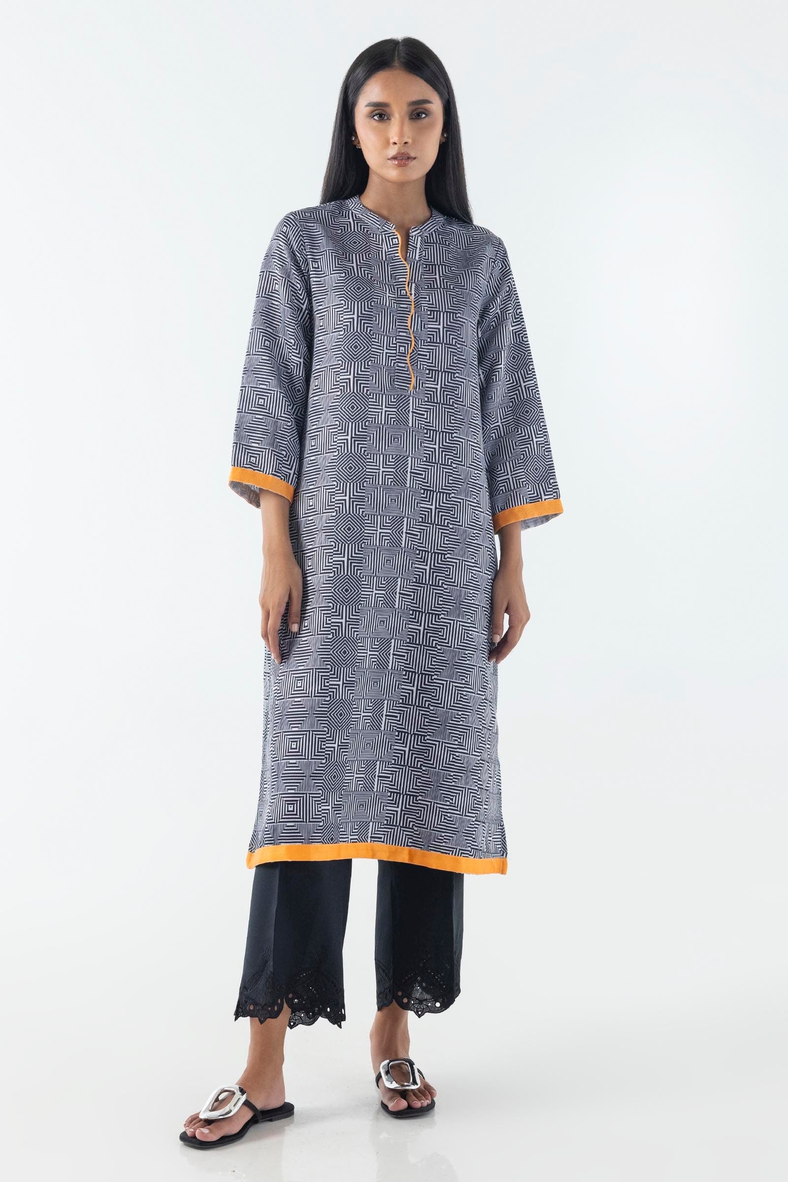 Stitched Basic Printed Shirt Main image