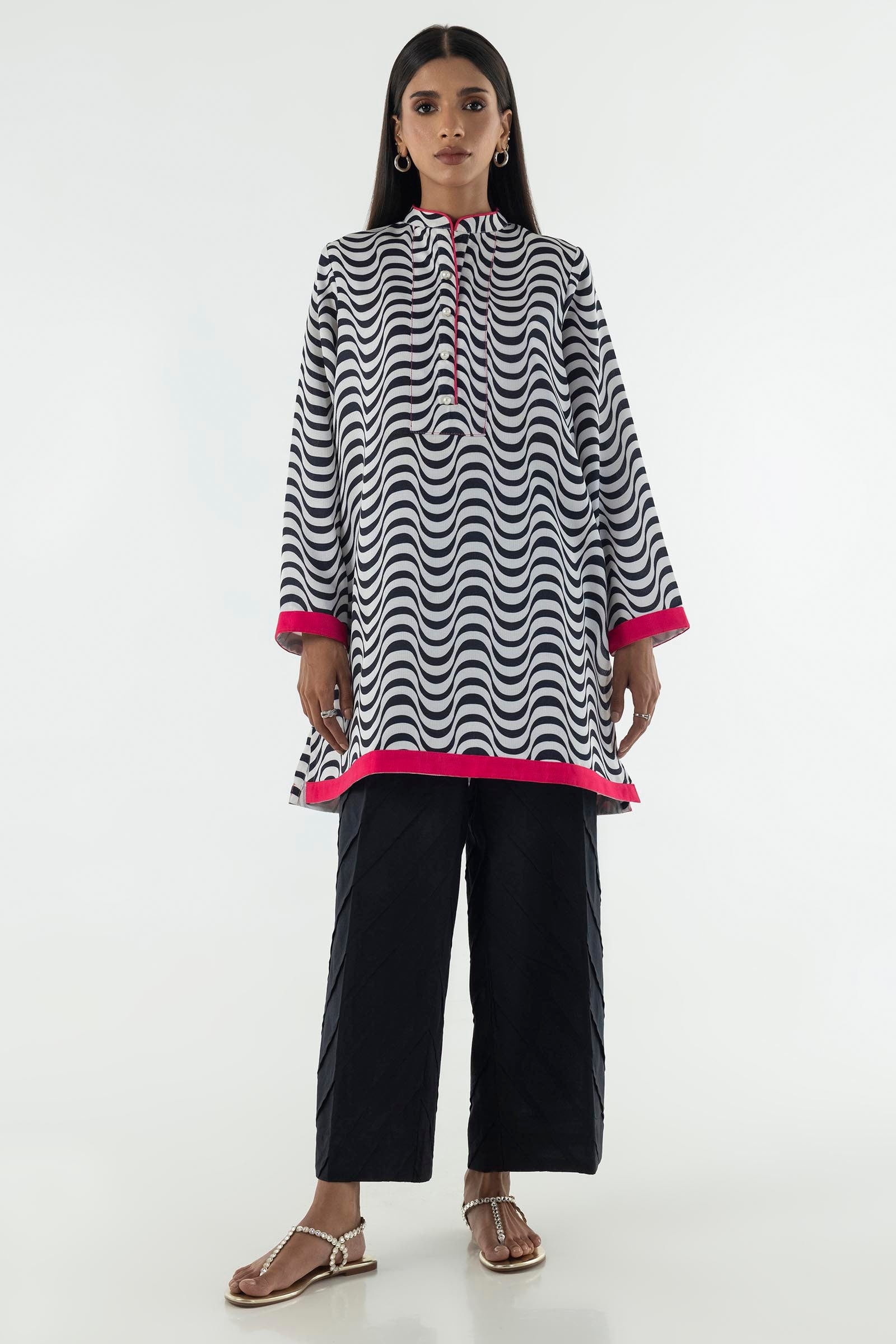Stitched Basic Printed Shirt Main image