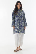 Stitched Boxy Printed Shirt