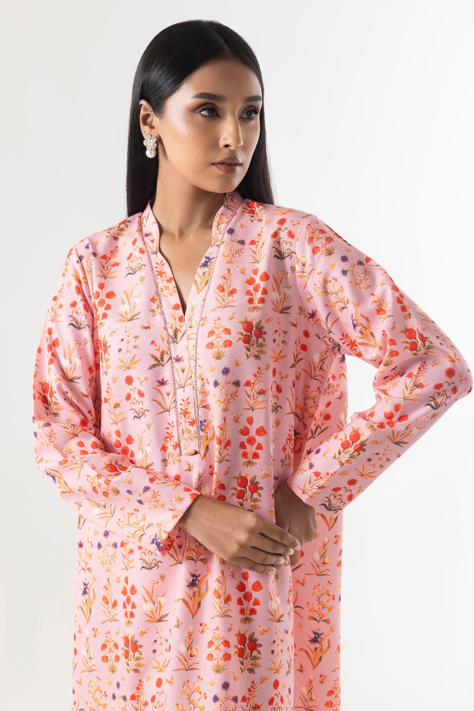Stitched Basic Printed Shirt Secondary image