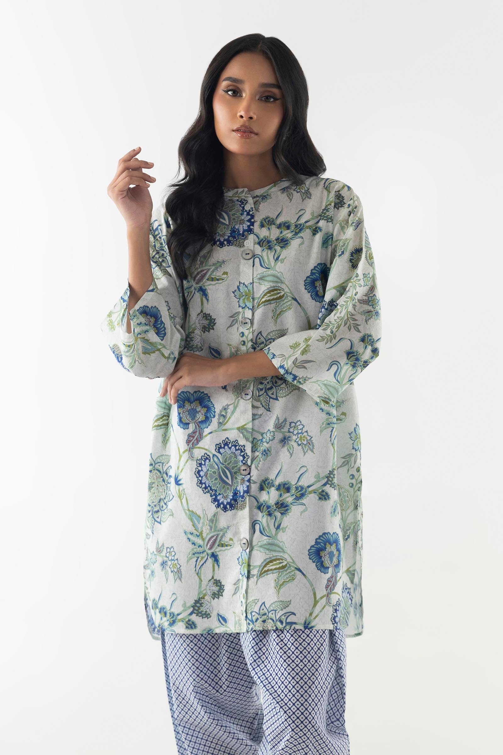 Stitched Baisc Printed Shirt Secondary image