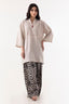Stitched Black & White Basic Printed Shirt