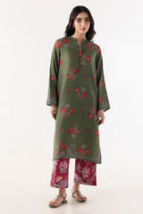 Stitched Basic Printed Shirt + Culotte