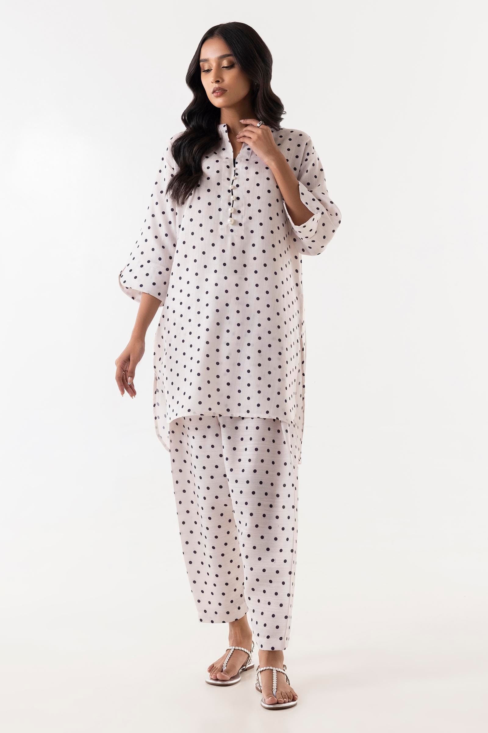 Stitched Multi Printed Shirt + Bottom Main image