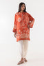Stitched Boxy Printed Shirt