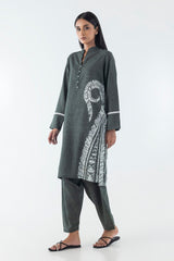 Stitched Basic Printed Shirt + Shalwar