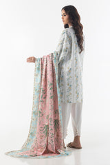 Stitched Basic Printed Shirt+Dupatta