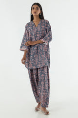 Stitched Basic Printed Shirt + Shalwar