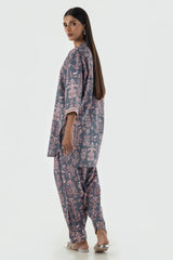 Stitched Basic Printed Shirt + Shalwar