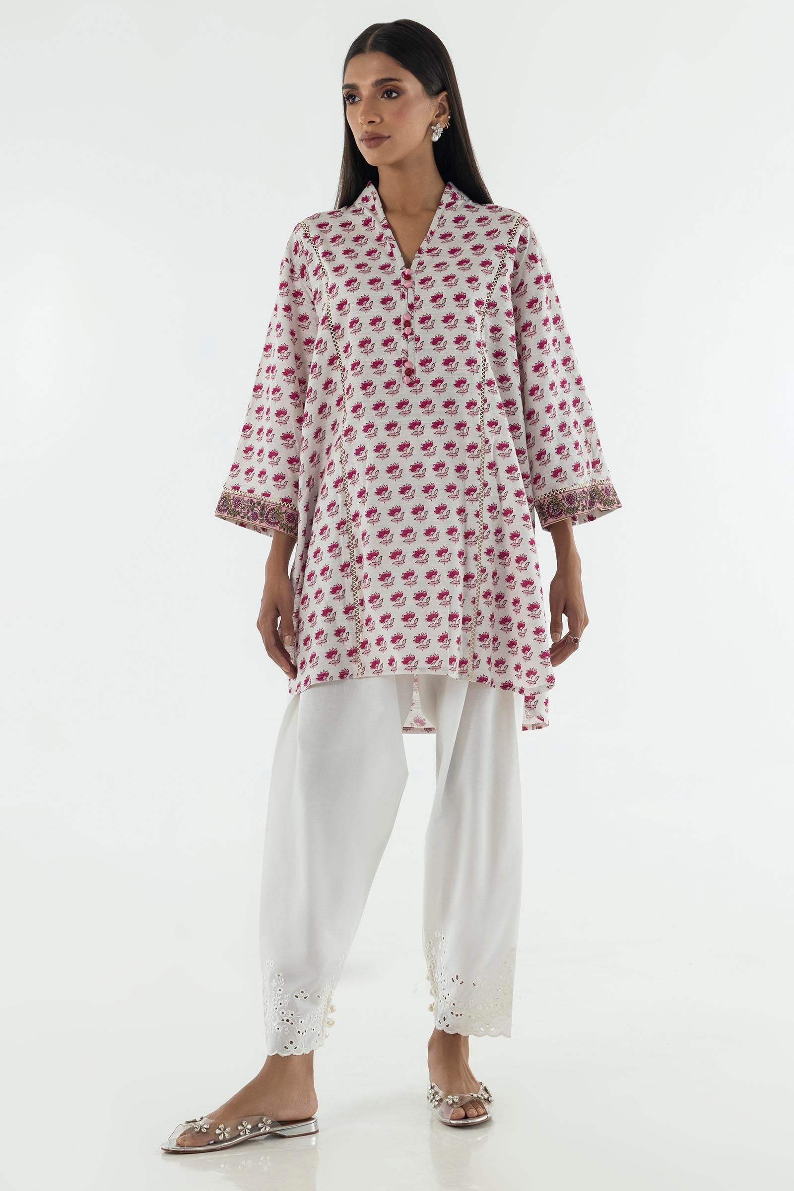 Stitched Basic Printed Shirt Secondary image