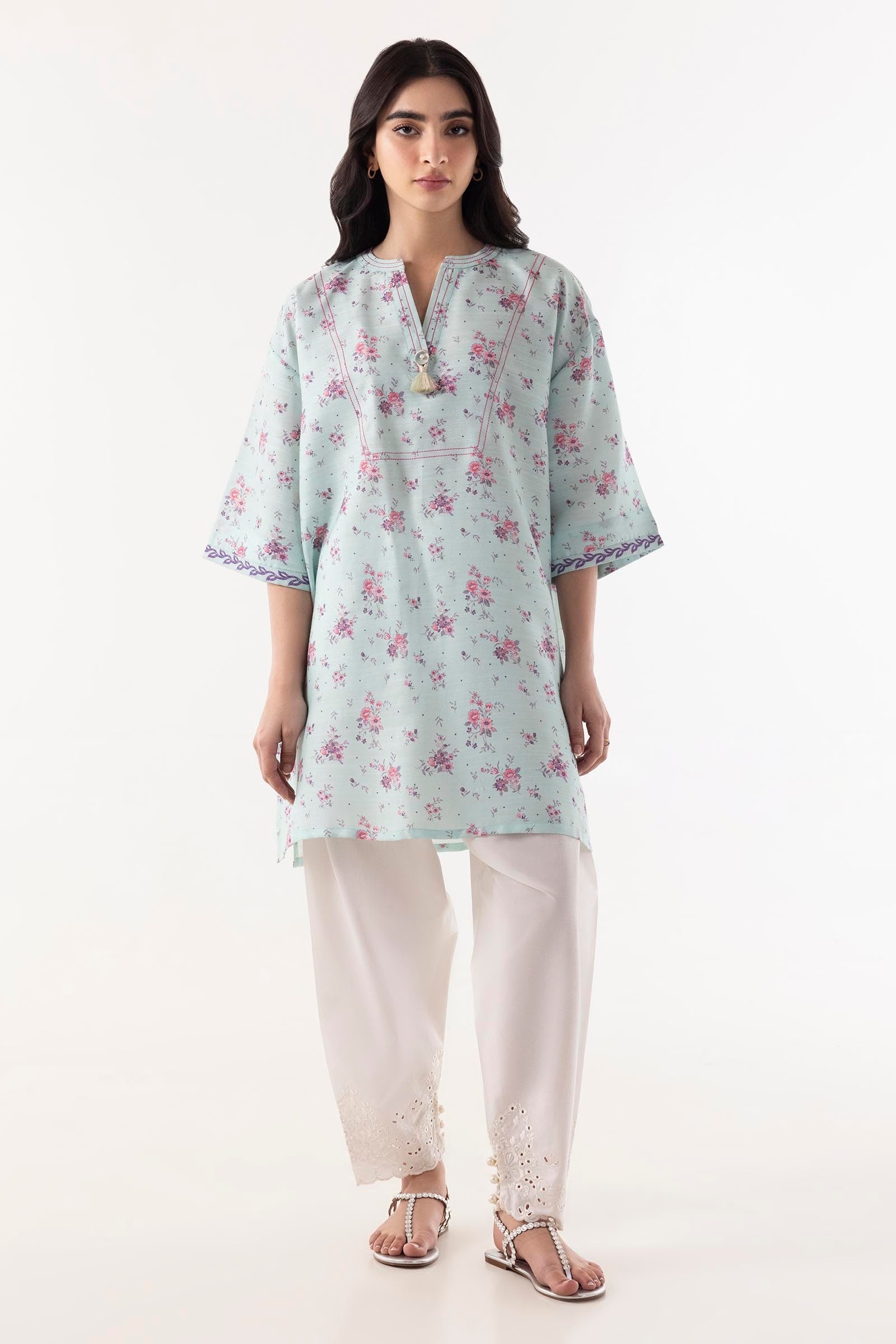 Stitched Jacquard Printed shirt Main image