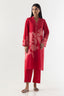Stitched Basic Printed Shirt+Culotte