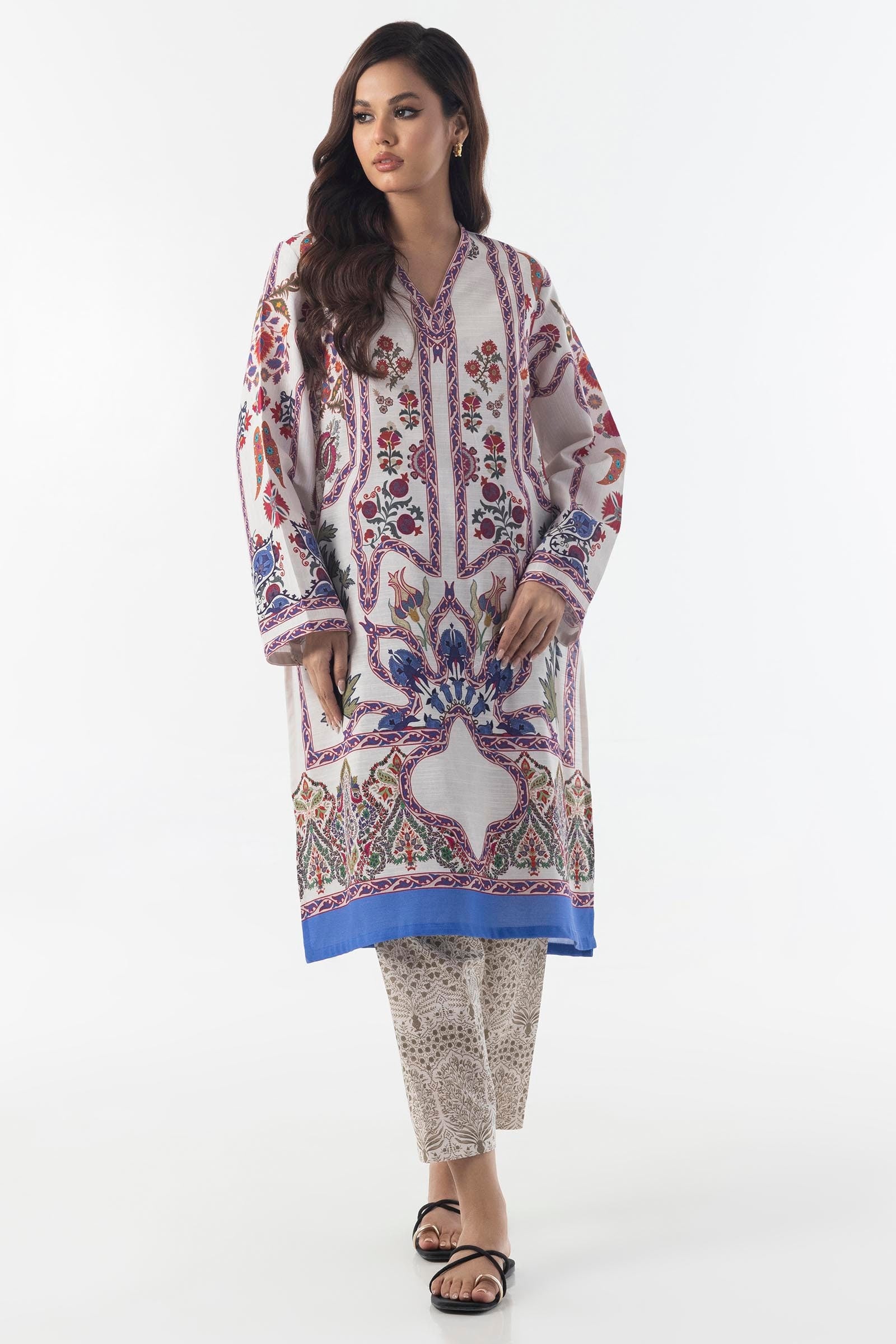 Stitched Basic Printed Shirt+Shalwar Main image