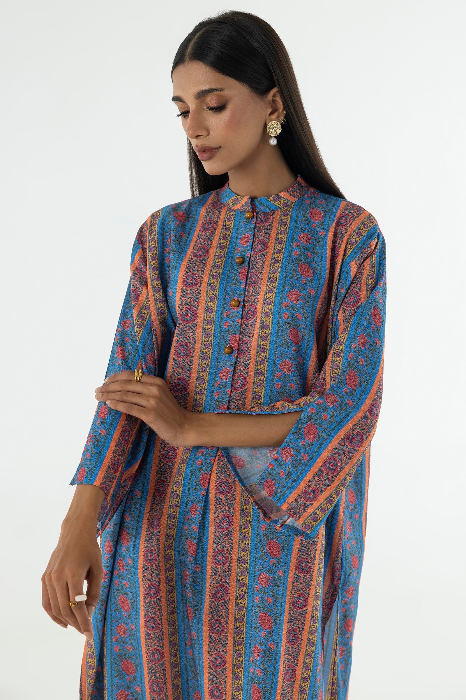 Stitched Basic Printed Shirt Secondary image