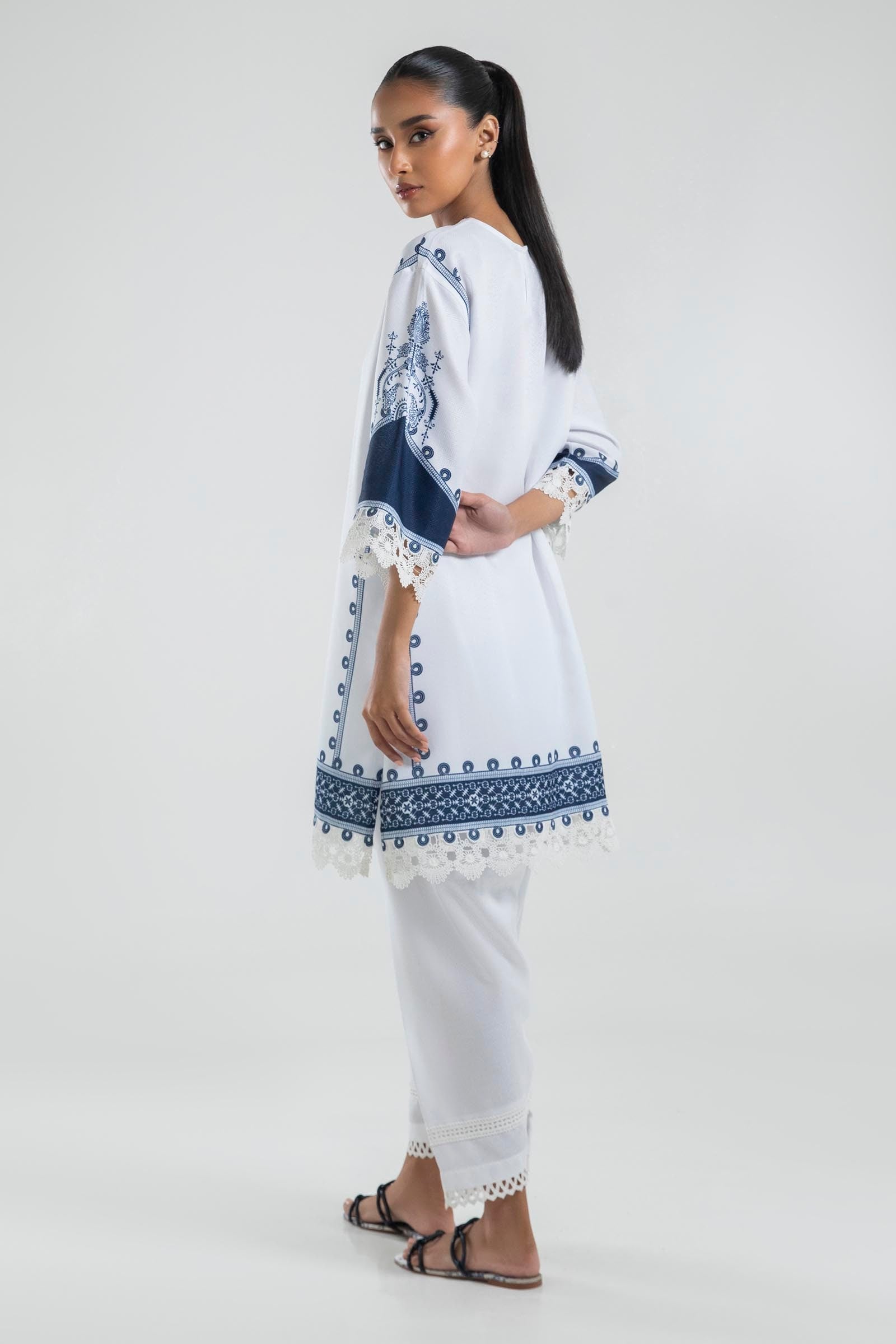 Stitched Basic Printed Shirt Secondary image