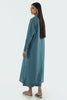 Stitched Sea Green Printed Shirt + Culotte