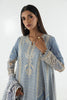 Stitched Blue Embroidered Shirt+Trouser+Dupatta