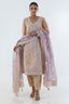 Stitched Angrakha Embroidered Shirt + Shalwar + Dupatta