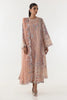 Stitched Pink Embroidered Shirt + Culotte + Dupatta