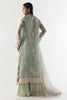 Stitched Green Basic Embroidered Shirt+Dupatta+Plazo