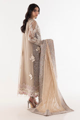 Stitched A-line Embroidered Shirt + Culotte + Dupatta