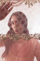 Stitched Pink Embroidered Shirt + Dupatta