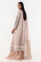 Stitched Georgette Embroidered Shirt + Plazo + Dupatta