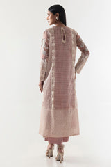 Stitched Lilac Embroidered Shirt + Culotte