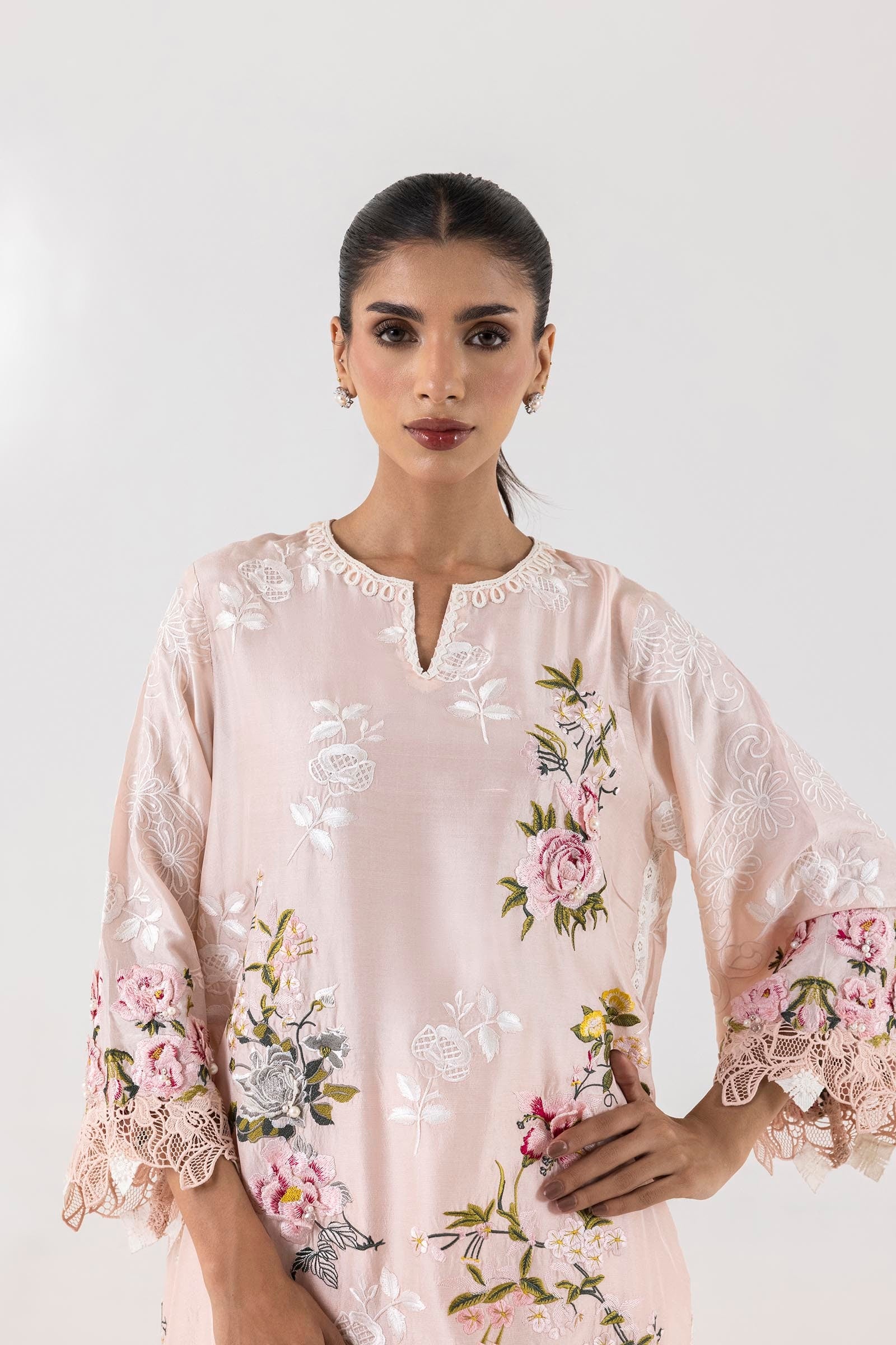 Stitched Floral Luxury 2 Piece Secondary image