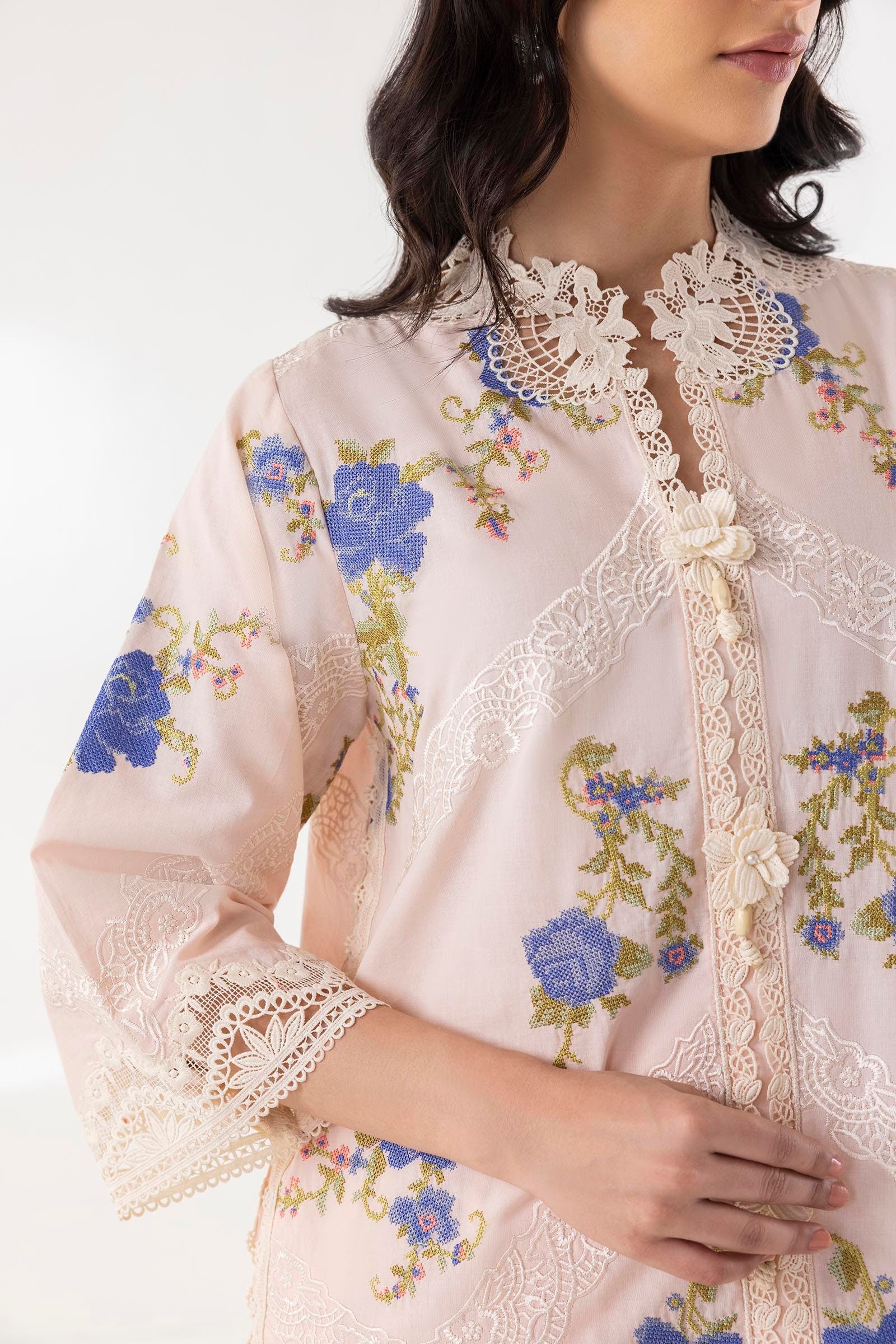 Stitched Luxury Pret 2 Piece Suit Secondary image