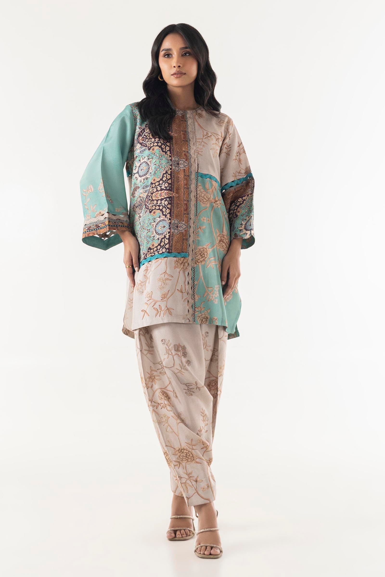 Stitched Luxury Pret 2 Piece Set
