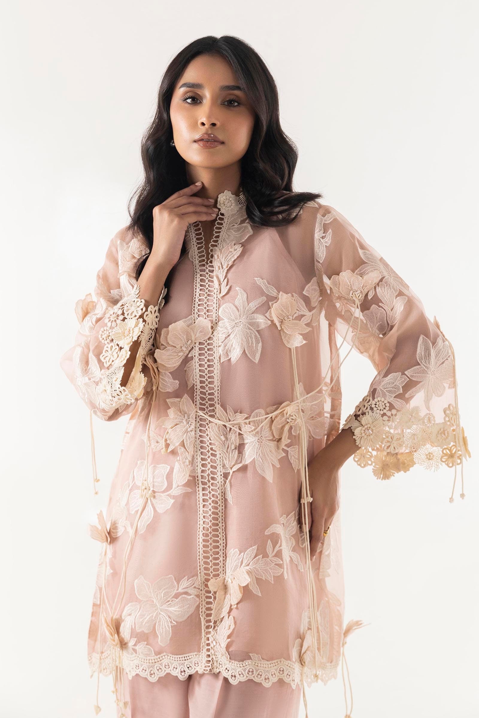 Stitched Luxury Pret 2 Piece Set Secondary image